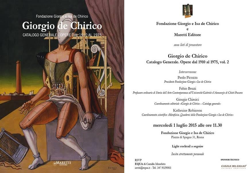 Giorgio de Chirico. Catalogo Generale